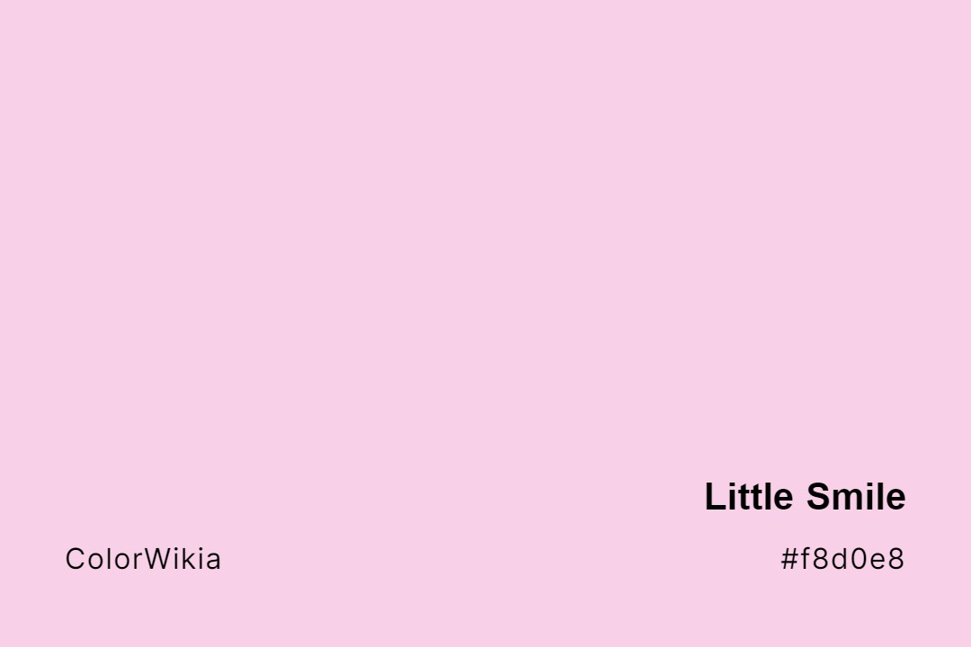 little smile color f8d0e8