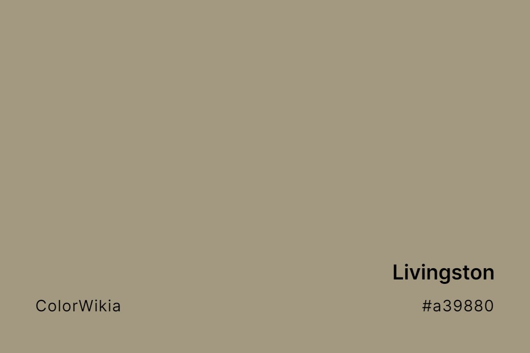Livingston Color – #a39880: Codes and Complete Breakdown