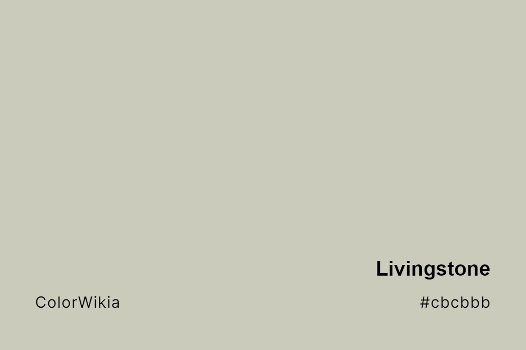 Livingstone Color – #cbcbbb: Codes and Complete Breakdown