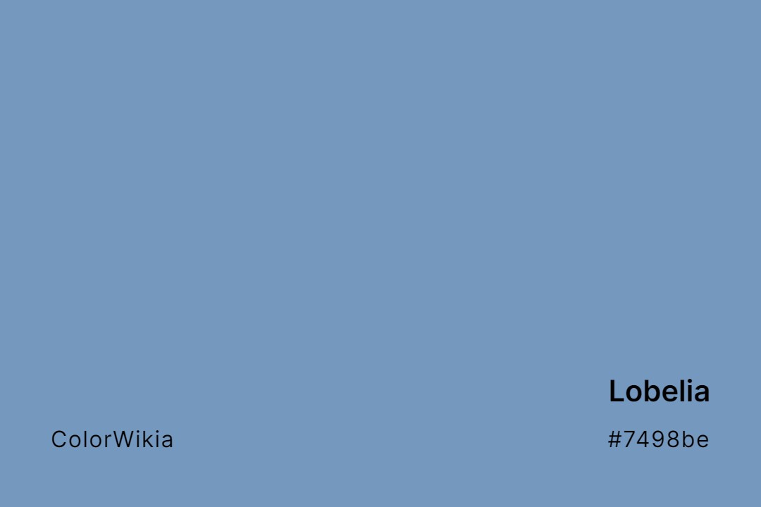 Lobelia Color – #7498be: Codes and Complete Breakdown
