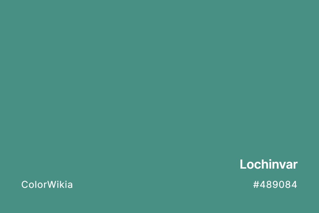 Lochinvar Color – #489084: Codes and Complete Breakdown