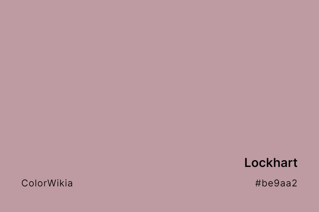 Lockhart Color – #be9aa2: Codes and Complete Breakdown