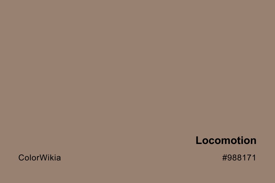Locomotion Color – #988171: Codes and Complete Breakdown