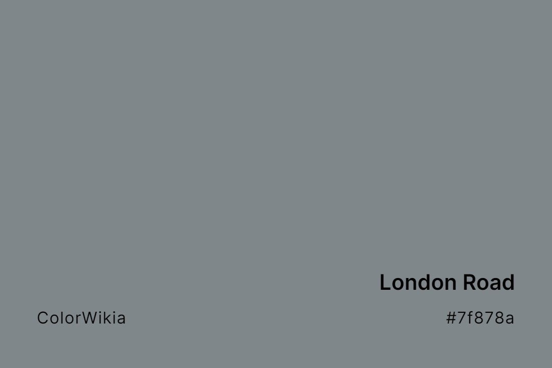 london road color 7f878a