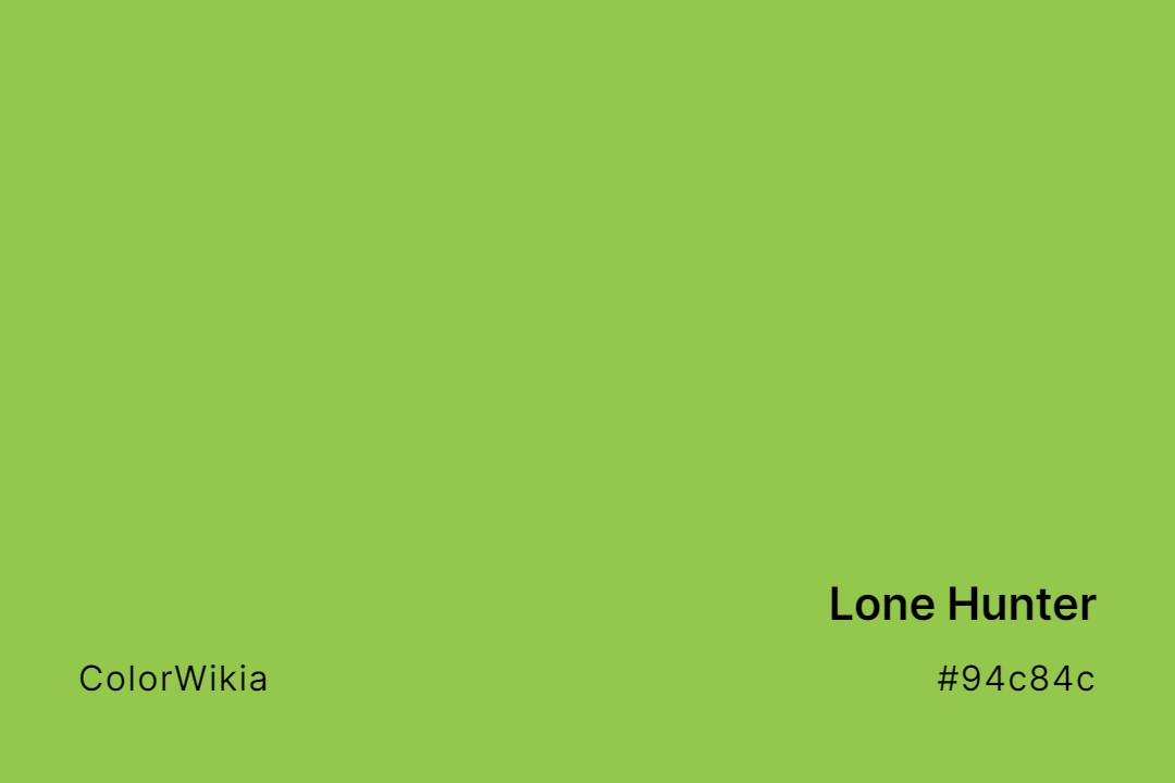 lone hunter color 94c84c