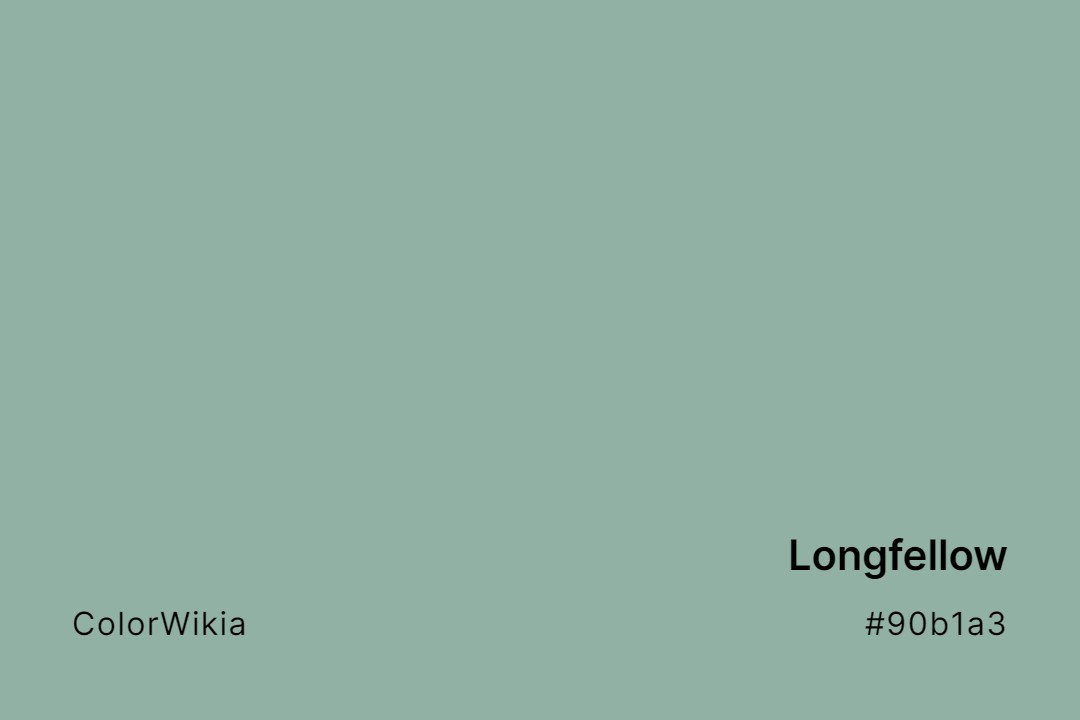 Longfellow Color – #90b1a3: Codes and Complete Breakdown