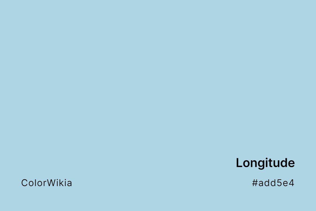 Longitude Color – #add5e4: Codes and Complete Breakdown