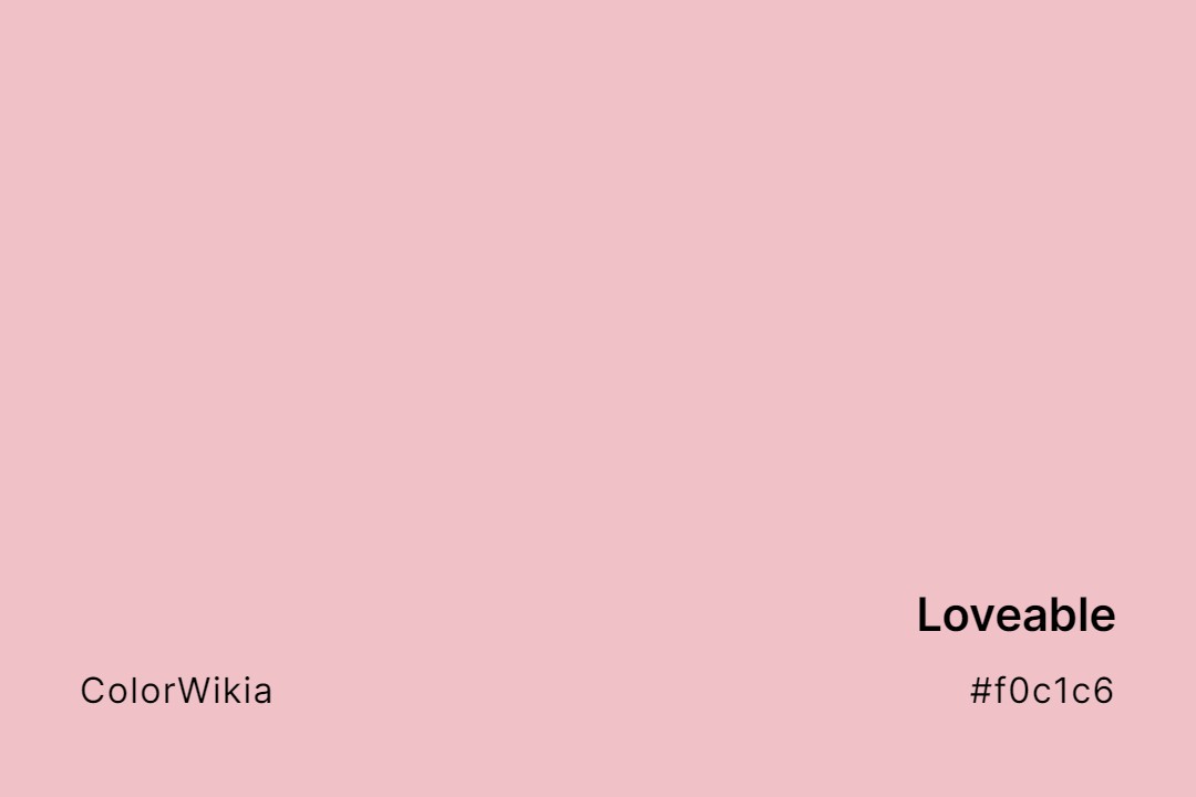 Loveable Color – #f0c1c6: Codes and Complete Breakdown