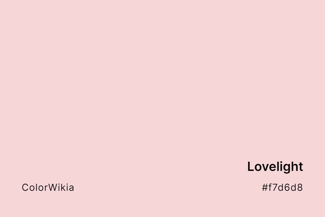 Lovelight Color – #f7d6d8: Codes and Complete Breakdown