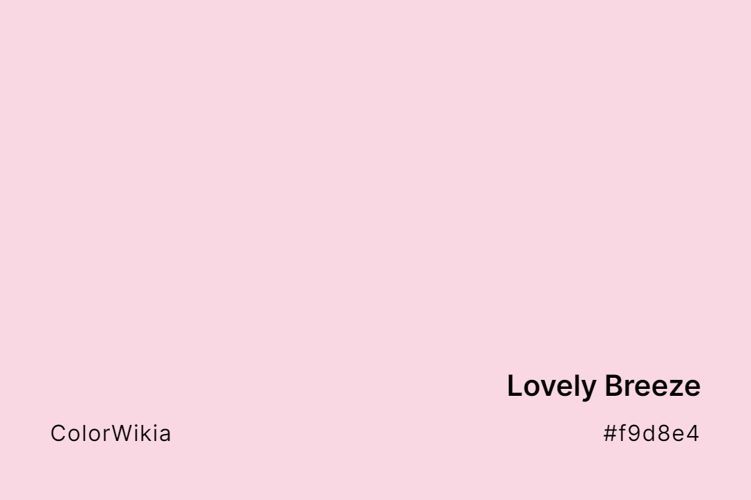 lovely breeze color f9d8e4