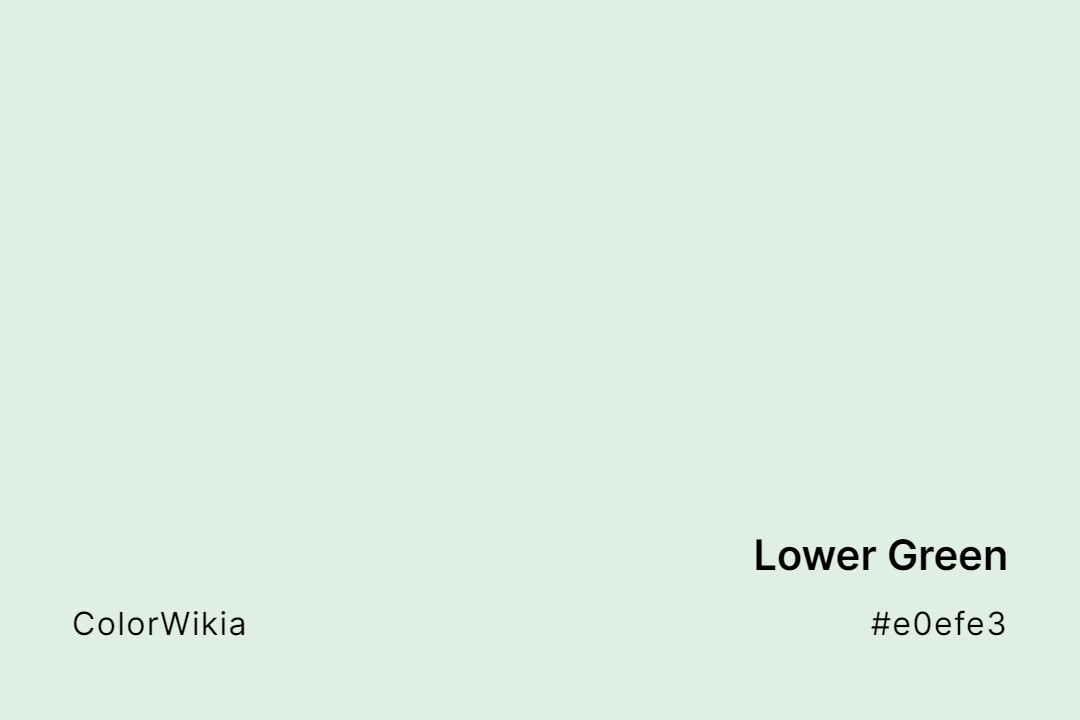 lower green color e0efe3