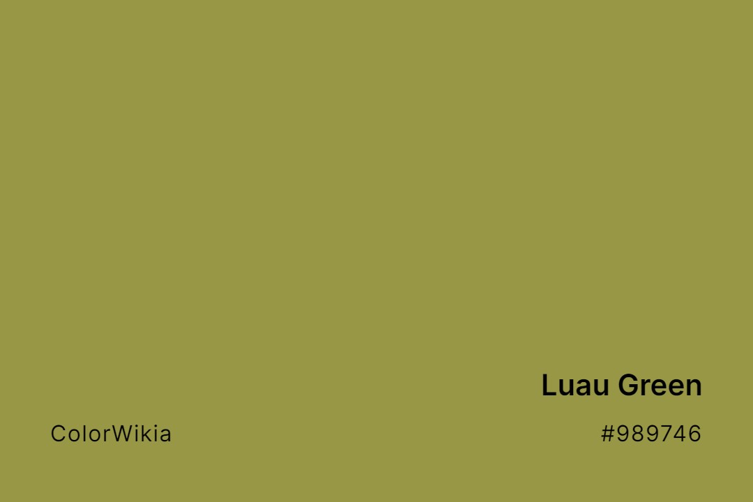 Luau Green Color – #989746: Codes and Complete Breakdown
