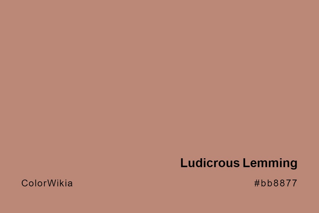 Ludicrous Lemming Color – #bb8877: Codes and Complete Breakdown