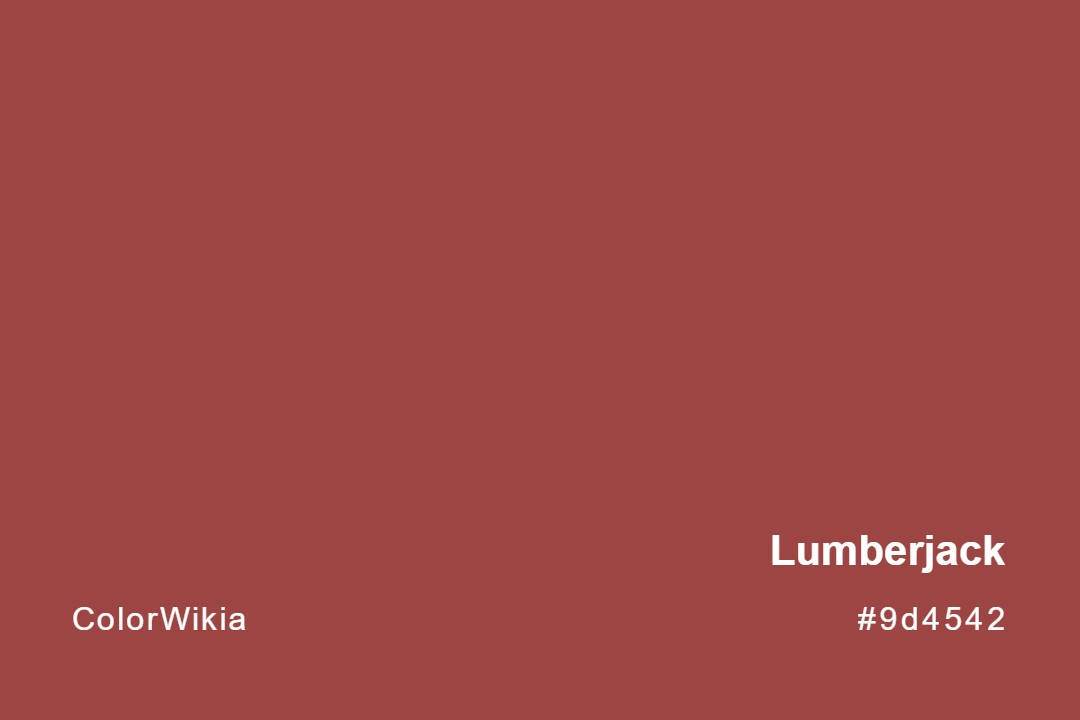 Lumberjack Color – #9d4542: Codes and Complete Breakdown