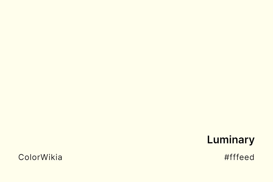 Luminary Color – #fffeed: Codes and Complete Breakdown