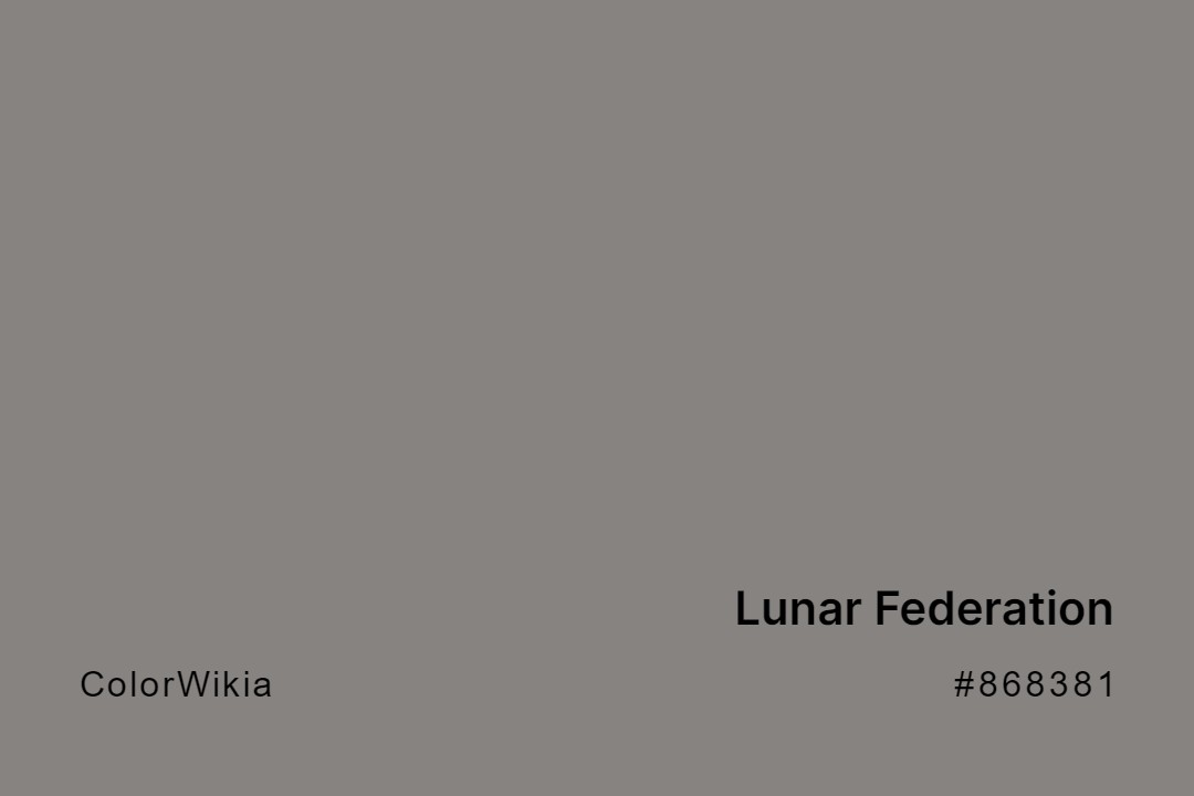 lunar federation color 868381