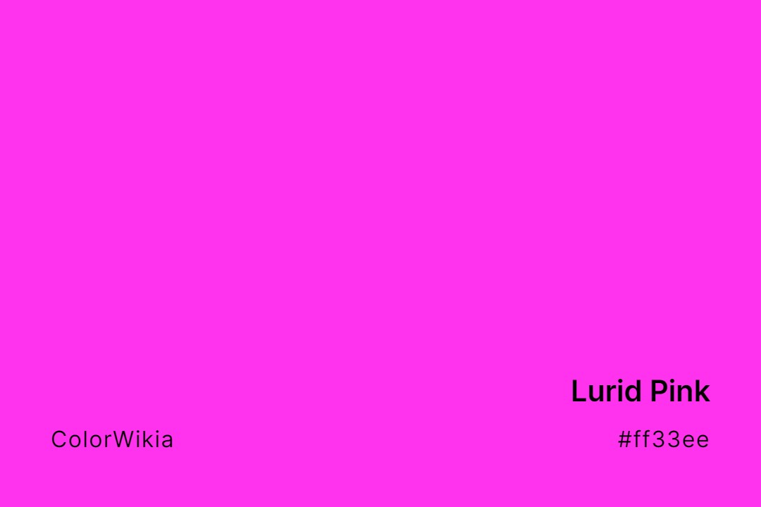 lurid pink color ff33ee