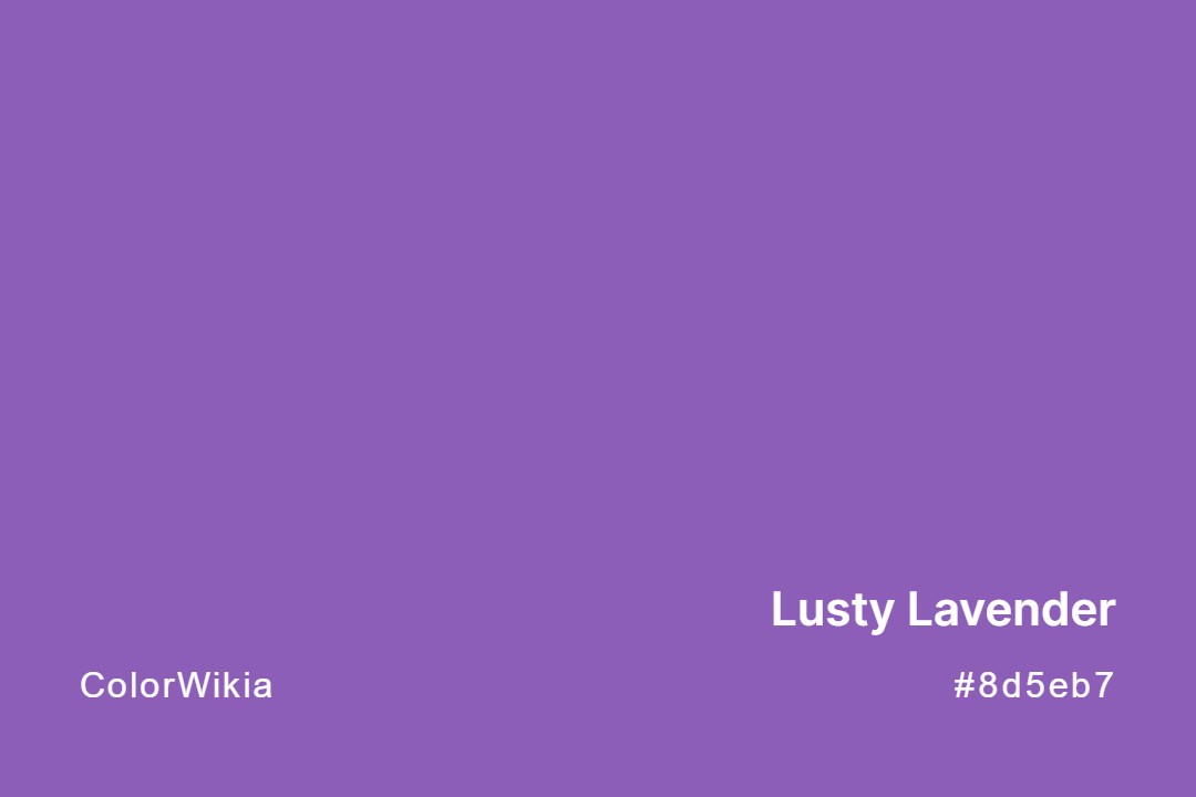 lusty lavender color 8d5eb7