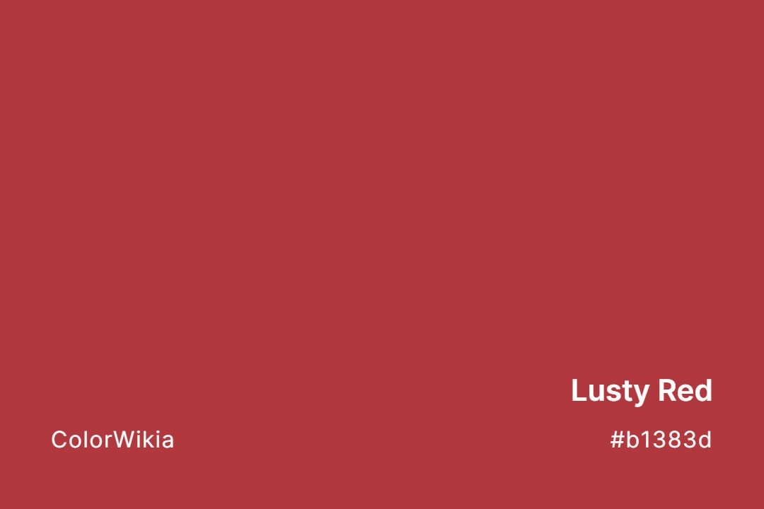lusty red color b1383d