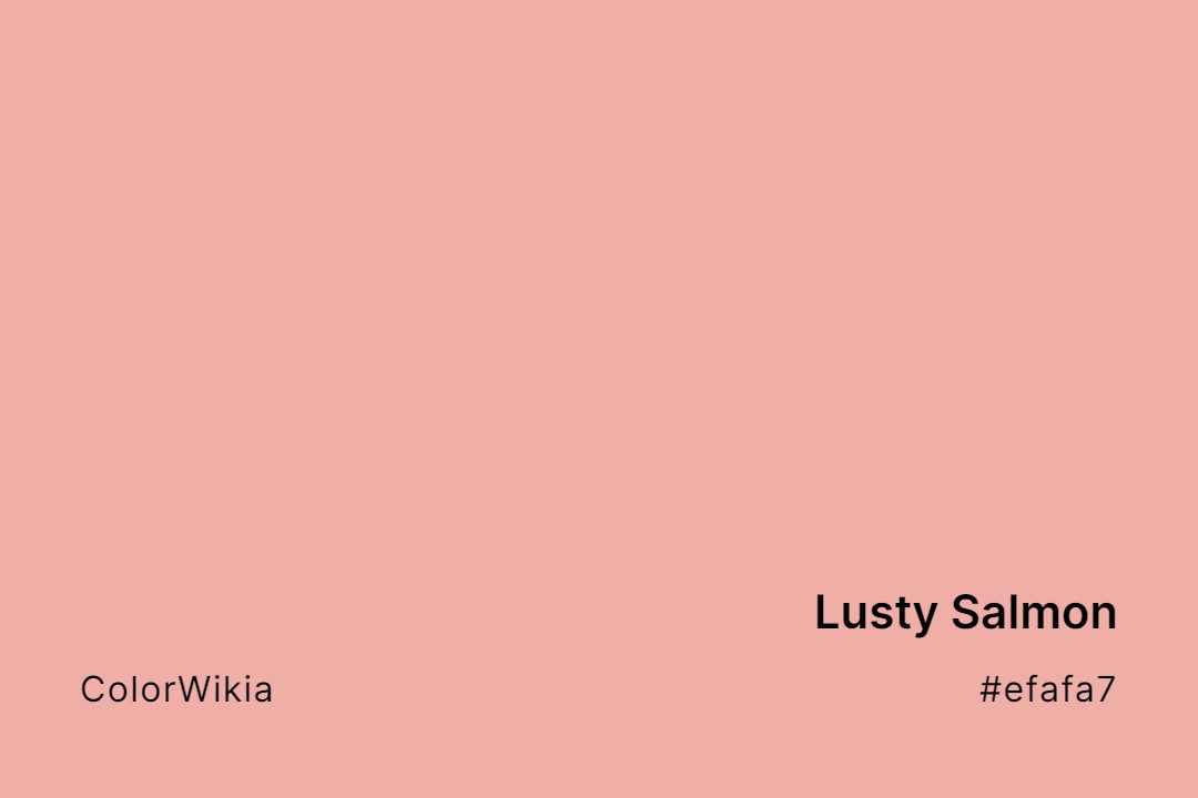 lusty salmon color efafa7
