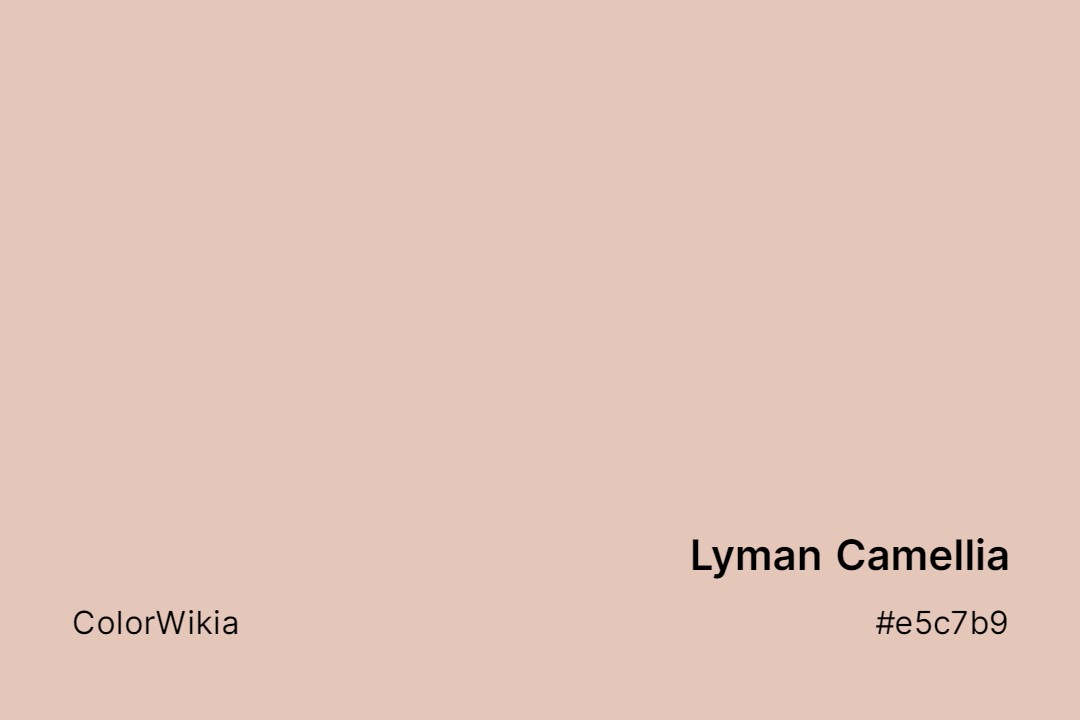 lyman camellia color e5c7b9
