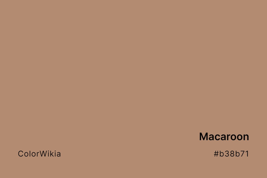 macaroon color b38b71