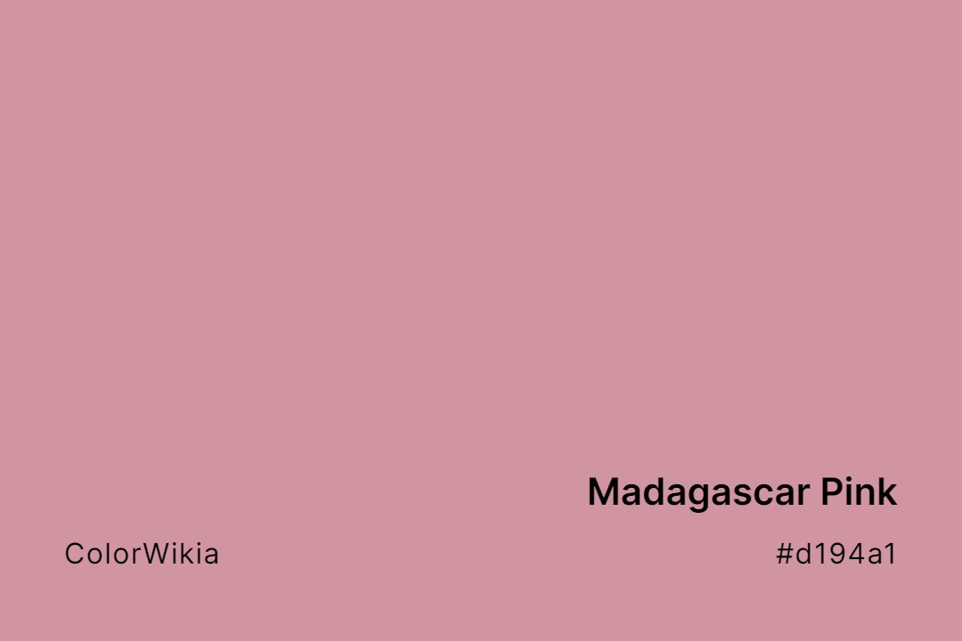 Madagascar Pink Color – #d194a1: Codes and Complete Breakdown