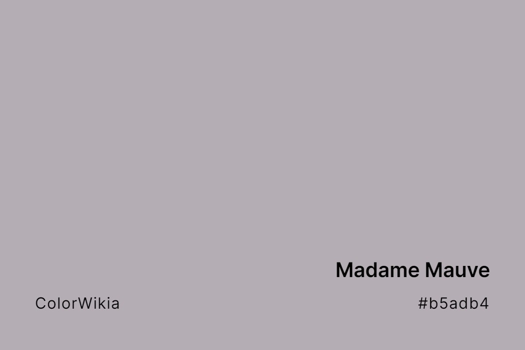 Madame Mauve Color – #b5adb4: Codes and Complete Breakdown