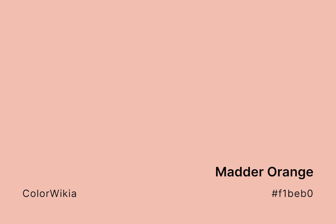 madder orange color f1beb0