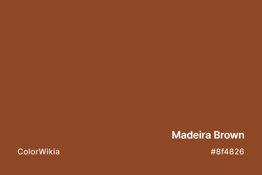 Madeira Brown Color – #8f4826: Codes and Complete Breakdown