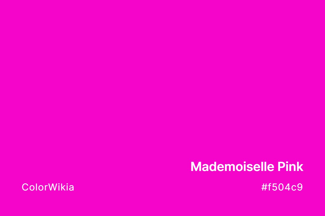 Mademoiselle Pink Color – #f504c9: Codes and Complete Breakdown