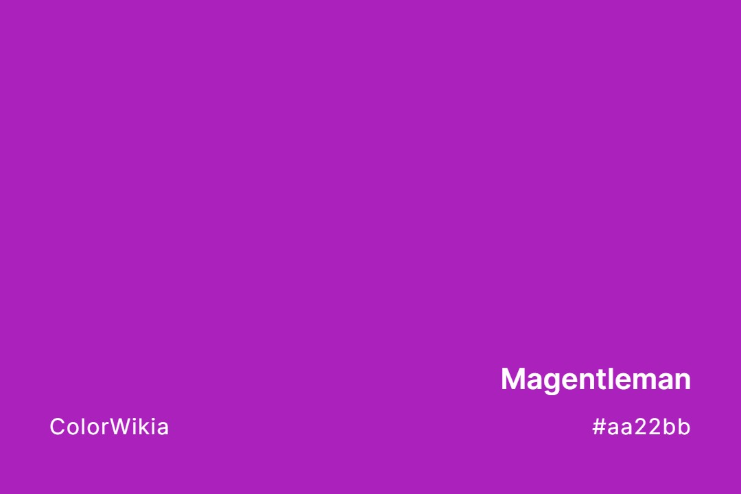 Magentleman Color – #aa22bb: Codes and Complete Breakdown