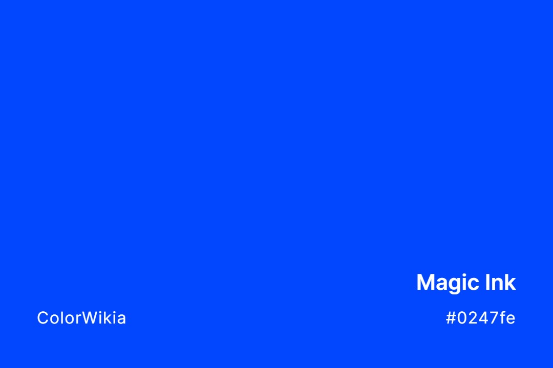 magic ink color 0247fe