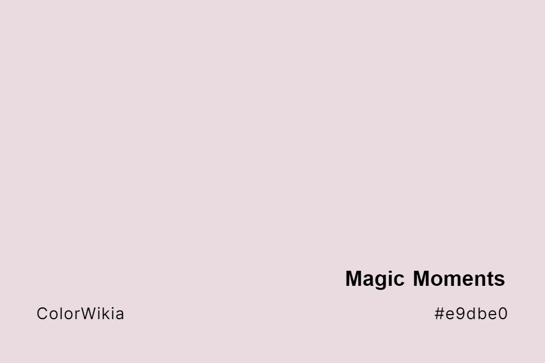 magic moments color e9dbe0