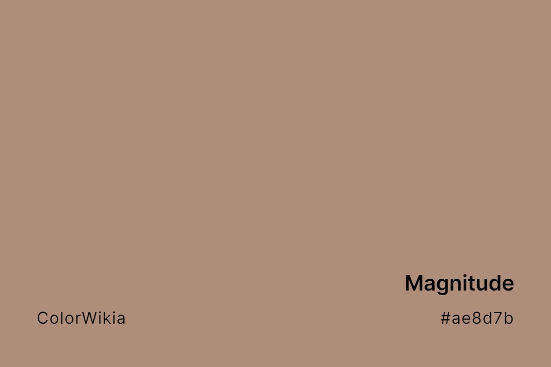 Magnitude Color – #ae8d7b: Codes and Complete Breakdown