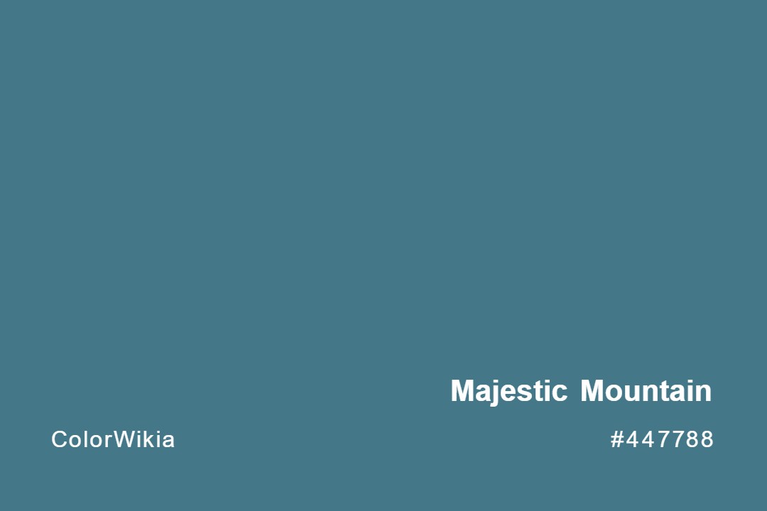 majestic mountain color 447788