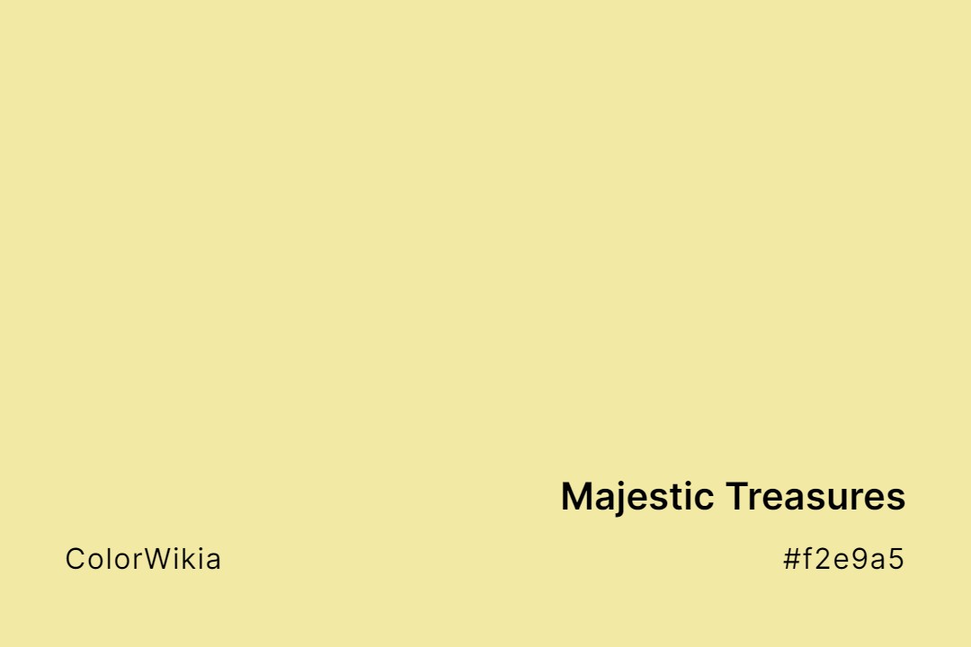 majestic treasures color f2e9a5