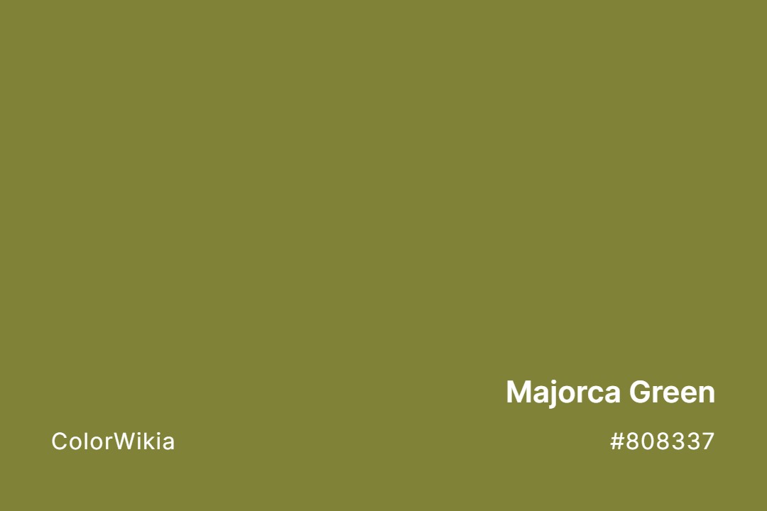 Majorca Green Color – #808337: Codes and Complete Breakdown