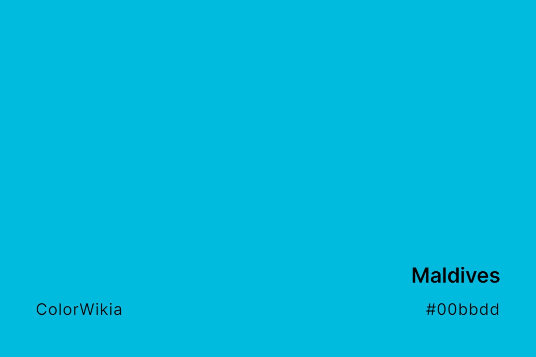 Maldives Color – #00bbdd: Codes and Complete Breakdown