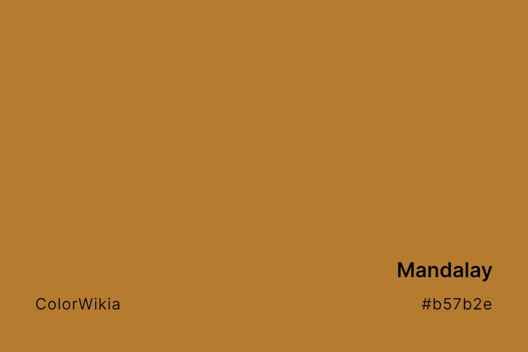 Mandalay Color – #b57b2e: Codes and Complete Breakdown