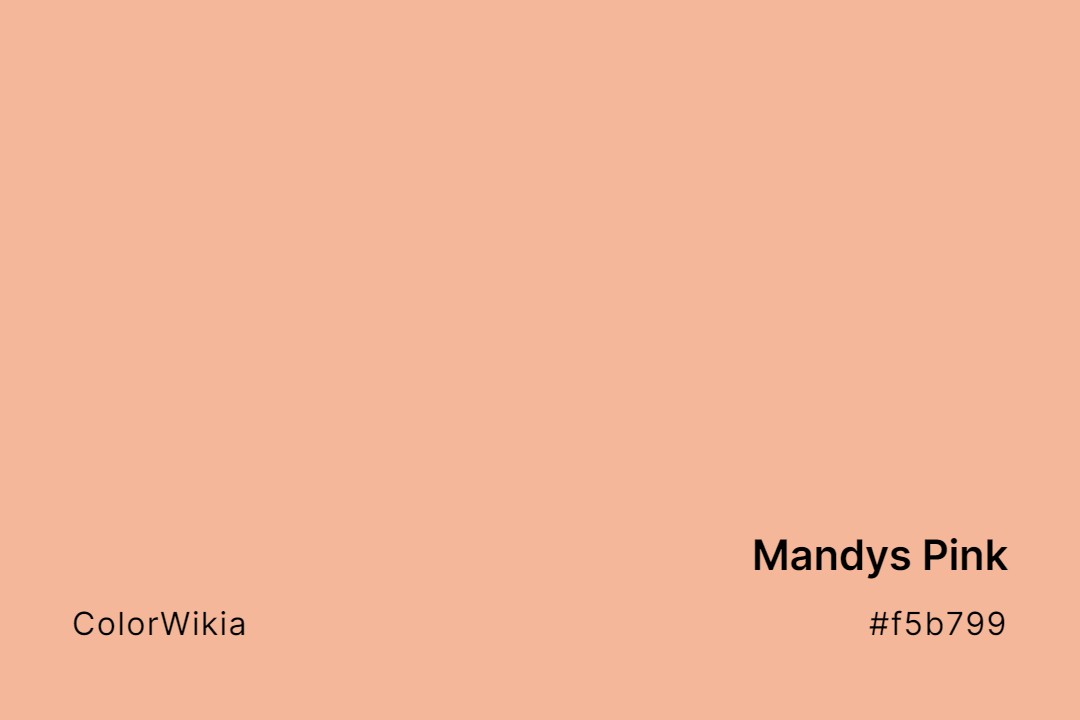 Mandys Pink Color – #f5b799: Codes and Complete Breakdown