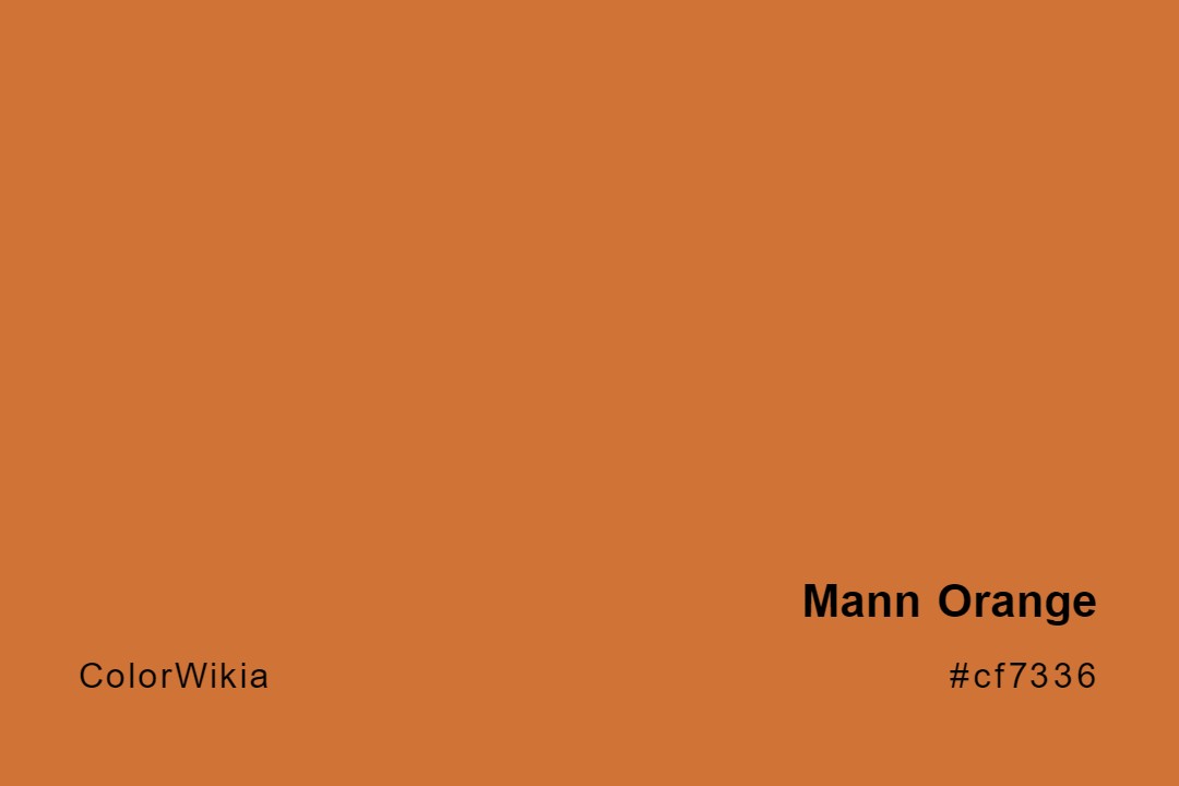 Mann Orange Color – #cf7336: Codes and Complete Breakdown