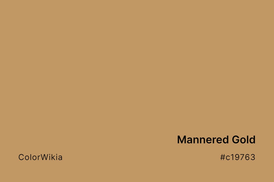 Mannered Gold Color – #c19763: Codes and Complete Breakdown