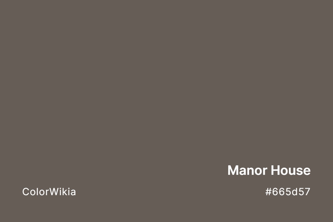 manor house color 665d57