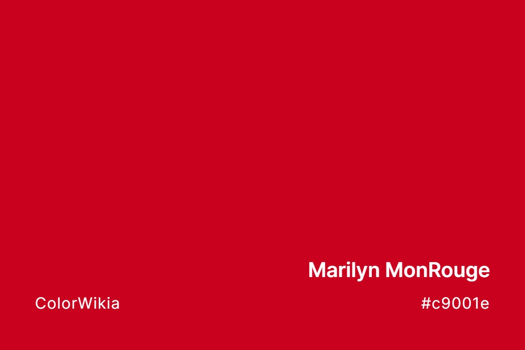 Marilyn MonRouge Color – #c9001e: Codes and Complete Breakdown