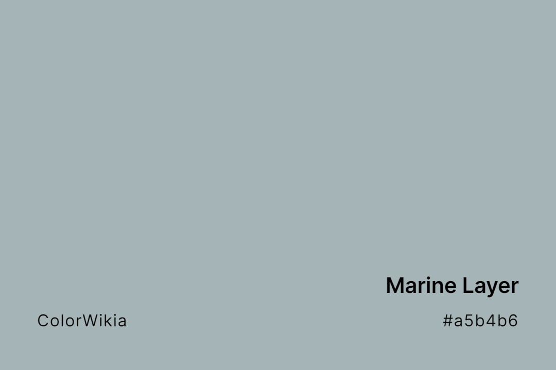 marine layer color a5b4b6