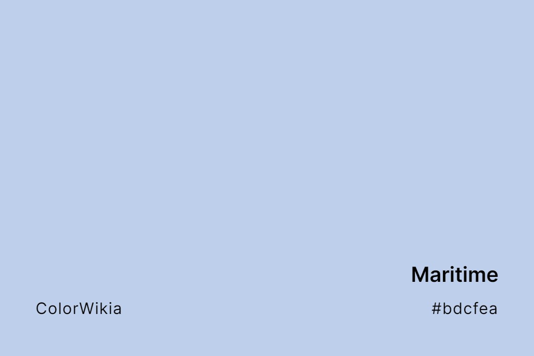 maritime color bdcfea