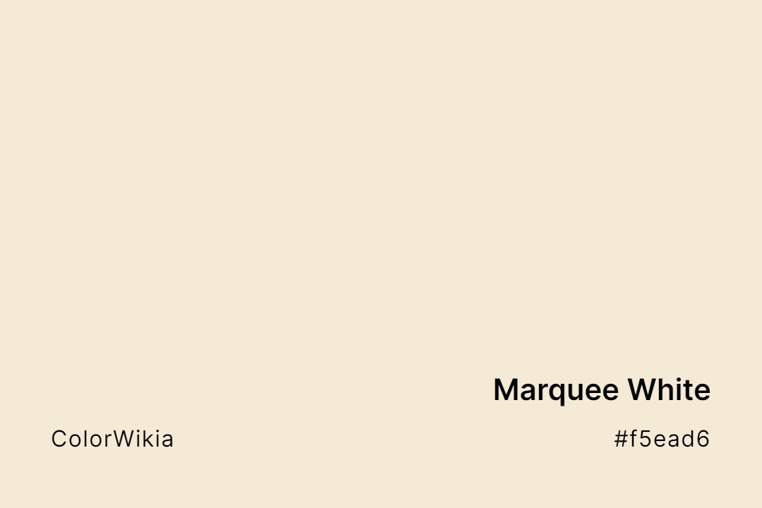 Marquee White Color – #f5ead6: Codes and Complete Breakdown