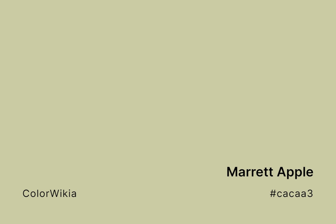 marrett apple color cacaa3