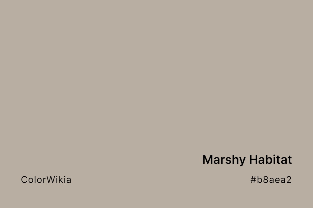 marshy habitat color b8aea2